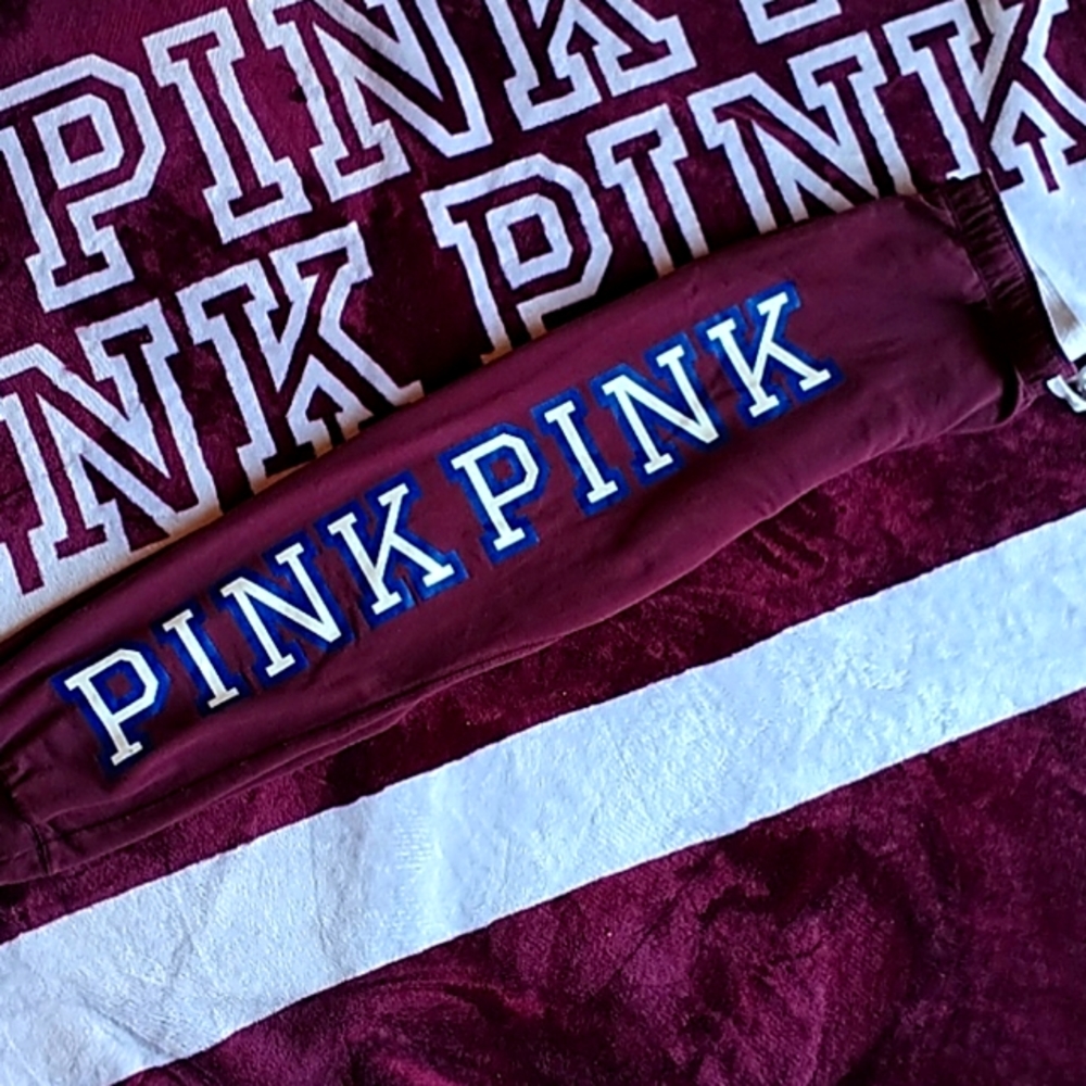 Pink Vs jogger pants